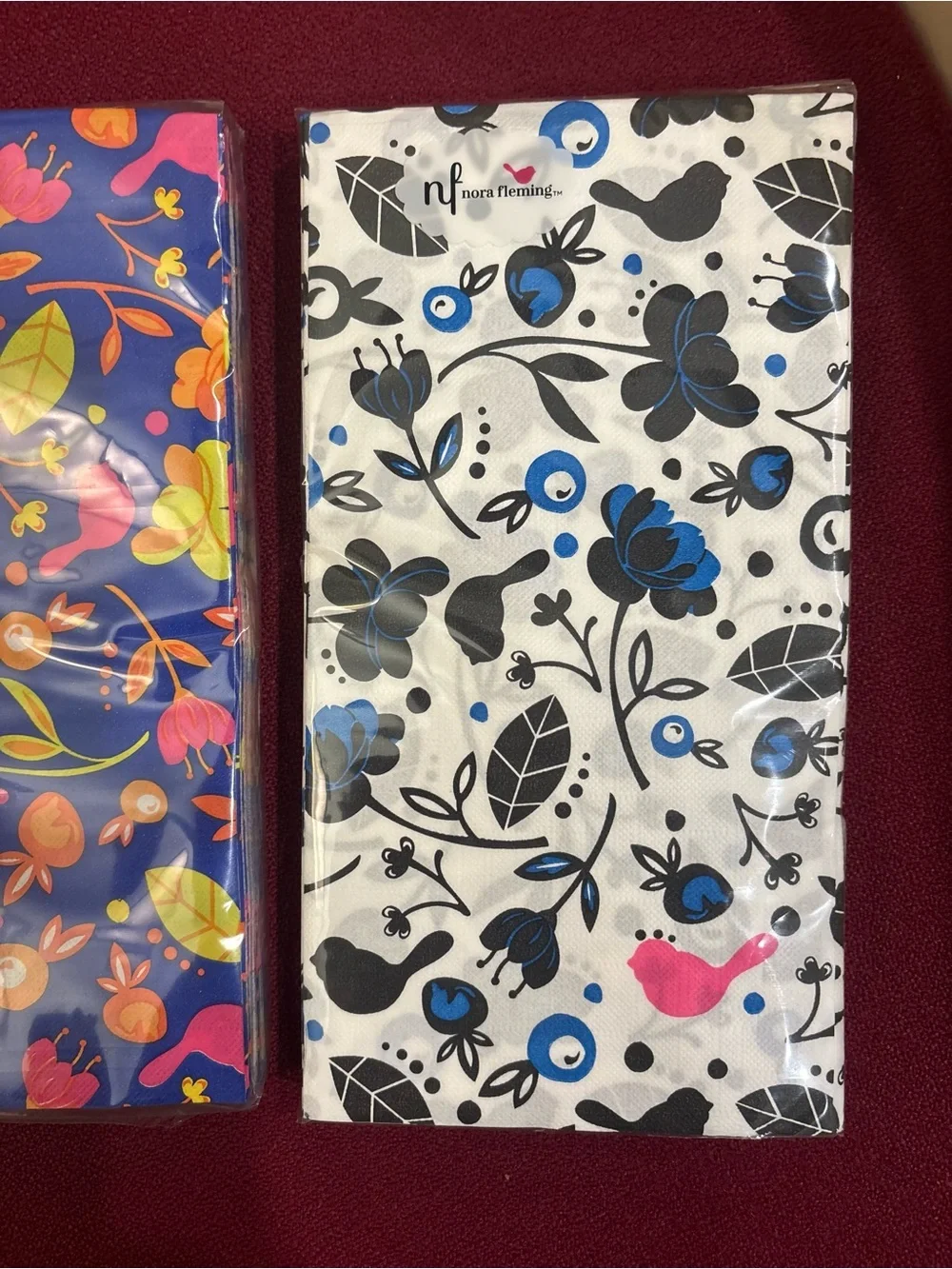 NEW Nora Fleming Guest Towels SET of 3 Pkgs.  RETIRED — RARE!